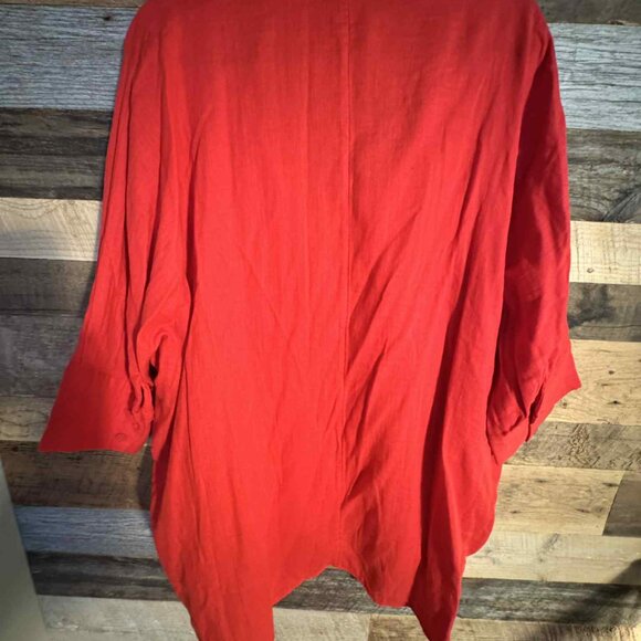 Belle Isle by Torrid Plus Size Cotton Popover Tunic - Picture 2 of 8